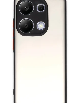 Newface Xiaomi Redmi Note 13 Pro 4G Kılıf Montreal Silikon Kapak - Siyah