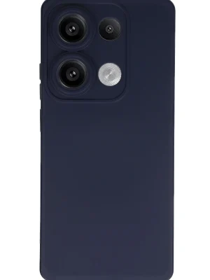 Newface Xiaomi Redmi Note 13 Pro 4G Kılıf Nano içi Kadife Silikon - Lacivert