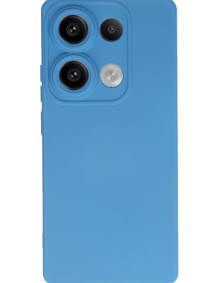 Newface Xiaomi Redmi Note 13 Pro 4G Kılıf Nano içi Kadife Silikon - Mavi