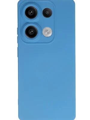 Newface Xiaomi Redmi Note 13 Pro 4G Kılıf Nano içi Kadife Silikon - Mavi