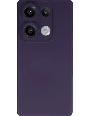 Newface Xiaomi Redmi Note 13 Pro 4G Kılıf Nano içi Kadife Silikon - Mor