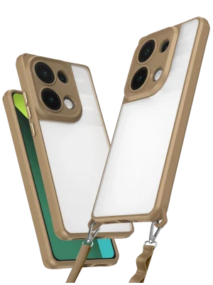 Newface Xiaomi Redmi Note 13 Pro 4G Kılıf Penta Silikon Kılıf - Çöl Titanyum