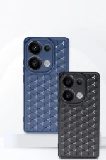 Newface Xiaomi Redmi Note 13 Pro 4G Kılıf Petek Silikon Kapak - Kırmızı - Görsel 3