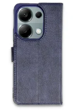 Newface Xiaomi Redmi Note 13 Pro 4G Kılıf Trend S Plus Kapaklı Kılıf - Lacivert