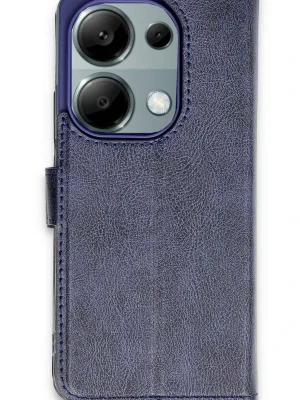 Newface Xiaomi Redmi Note 13 Pro 4G Kılıf Trend S Plus Kapaklı Kılıf - Lacivert