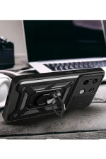 Newface Xiaomi Redmi Note 13 Pro 4G Pars Lens Yüzüklü Silikon - Siyah - Görsel 2