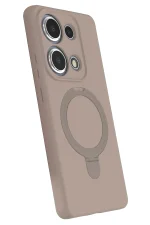 Newface Xiaomi Redmi Note 13 Pro 4G Regal Magsafe Standlı Kapak - Çöl Titanyum - Görsel 2