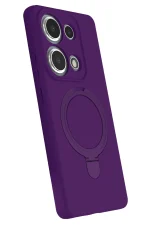 Newface Xiaomi Redmi Note 13 Pro 4G Regal Magsafe Standlı Kapak - Derin Mor - Görsel 2