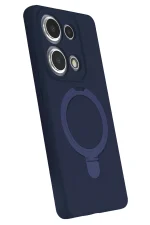 Newface Xiaomi Redmi Note 13 Pro 4G Regal Magsafe Standlı Kapak - Lacivert - Görsel 2