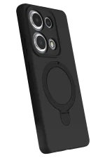 Newface Xiaomi Redmi Note 13 Pro 4G Regal Magsafe Standlı Kapak - Siyah - Görsel 2