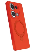 Newface Xiaomi Redmi Note 13 Pro 4G Regal Magsafe Standlı Kapak - Turuncu - Görsel 2