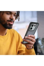 Newface Xiaomi Redmi Note 13 Pro 5G Kılıf Elegant Kapak - Siyah - Görsel 3