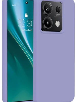 Newface Xiaomi Redmi Note 13 Pro 5G Kılıf First Silikon - Lila