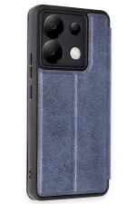 Newface Xiaomi Redmi Note 13 Pro 5G Kılıf Flip Cover - Lacivert - Görsel 2
