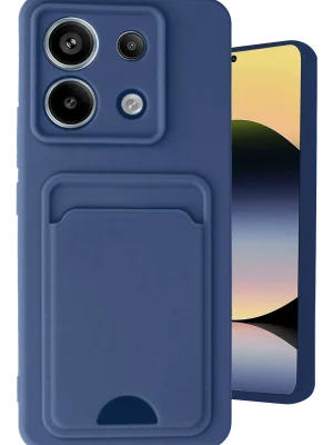 Newface Xiaomi Redmi Note 13 Pro 5G Kılıf Kelvin Kartvizitli Silikon - Lacivert