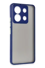 Newface Xiaomi Redmi Note 13 Pro 5G Kılıf Montreal Silikon Kapak - Lacivert - Görsel 2