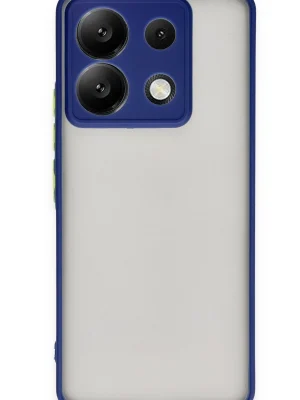 Newface Xiaomi Redmi Note 13 Pro 5G Kılıf Montreal Silikon Kapak - Lacivert