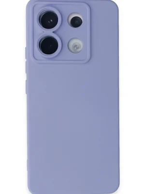 Newface Xiaomi Redmi Note 13 Pro 5G Kılıf Nano içi Kadife Silikon - Lila