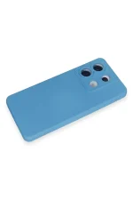 Newface Xiaomi Redmi Note 13 Pro 5G Kılıf Nano içi Kadife Silikon - Mavi - Görsel 4