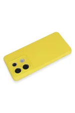 Newface Xiaomi Redmi Note 13 Pro 5G Kılıf Nano içi Kadife Silikon - Sarı - Görsel 3