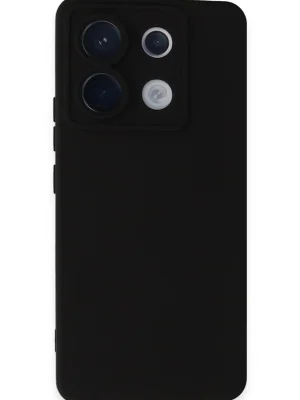 Newface Xiaomi Redmi Note 13 Pro 5G Kılıf Nano içi Kadife Silikon - Siyah