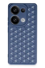 Newface Xiaomi Redmi Note 13 Pro 5G Kılıf Petek Silikon Kapak - Lacivert