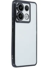 Newface Xiaomi Redmi Note 13 Pro 5G Kılıf Razer Lensli Silikon - Siyah - Görsel 2