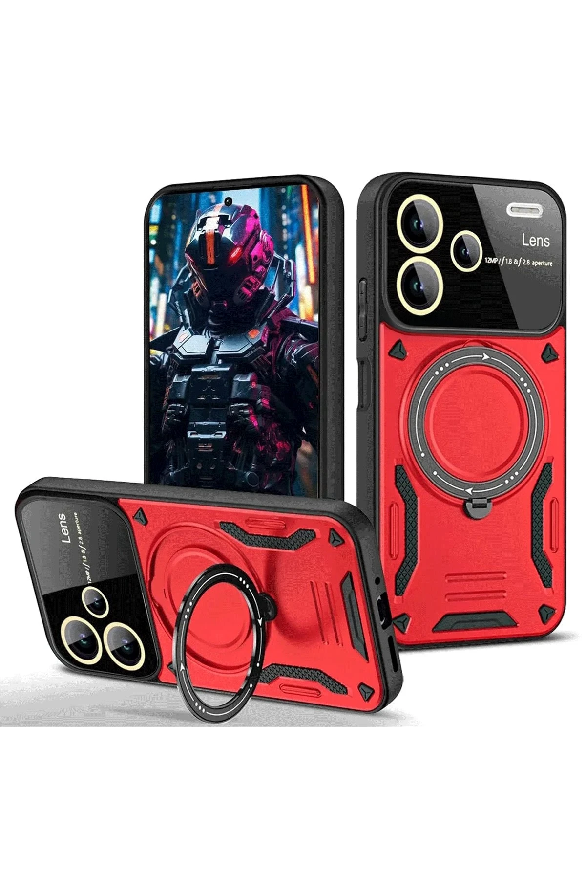 newface-xiaomi-redmi-note-13-pro-plus-joy-lens-standli-kapak-kirmizi-default.webp Newface Xiaomi Redmi Note 13 Pro Plus Joy Lens Standlı Kapak - Kırmızı - Görsel 1