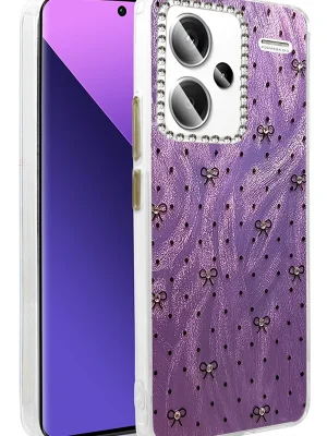 Newface Xiaomi Redmi Note 13 Pro Plus Kılıf Blade Aynalı Desenli Kapak - Desen 2