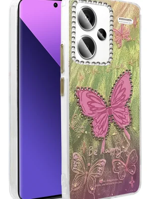 Newface Xiaomi Redmi Note 13 Pro Plus Kılıf Blade Aynalı Desenli Kapak - Desen 5