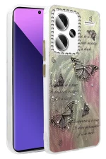 Newface Xiaomi Redmi Note 13 Pro Plus Kılıf Blade Aynalı Desenli Kapak - Desen 6