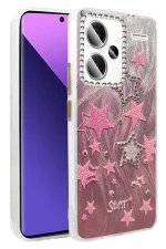 Newface Xiaomi Redmi Note 13 Pro Plus Kılıf Blade Aynalı Desenli Kapak - Desen 7