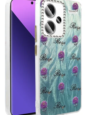 Newface Xiaomi Redmi Note 13 Pro Plus Kılıf Blade Aynalı Desenli Kapak - Desen 9