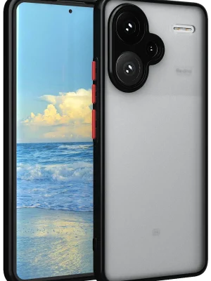 Newface Xiaomi Redmi Note 13 Pro Plus Kılıf Montreal Silikon Kapak - Siyah