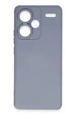 Newface Xiaomi Redmi Note 13 Pro Plus Kılıf Nano içi Kadife Silikon - Gri - Görsel 2