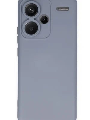 Newface Xiaomi Redmi Note 13 Pro Plus Kılıf Nano içi Kadife Silikon - Gri