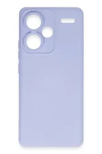 Newface Xiaomi Redmi Note 13 Pro Plus Kılıf Nano içi Kadife Silikon - Lila - Görsel 2