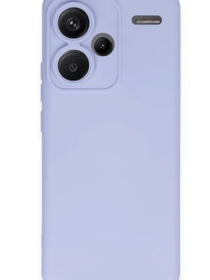 Newface Xiaomi Redmi Note 13 Pro Plus Kılıf Nano içi Kadife Silikon - Lila