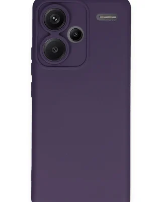 Newface Xiaomi Redmi Note 13 Pro Plus Kılıf Nano içi Kadife Silikon - Mor