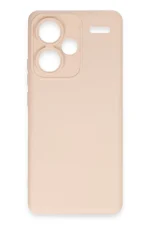 Newface Xiaomi Redmi Note 13 Pro Plus Kılıf Nano içi Kadife Silikon - Pudra - Görsel 2