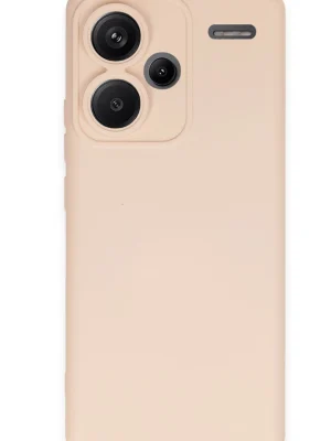 Newface Xiaomi Redmi Note 13 Pro Plus Kılıf Nano içi Kadife Silikon - Pudra