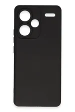 Newface Xiaomi Redmi Note 13 Pro Plus Kılıf Nano içi Kadife Silikon - Siyah - Görsel 2