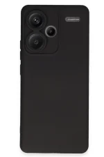 Newface Xiaomi Redmi Note 13 Pro Plus Kılıf Nano içi Kadife Silikon - Siyah