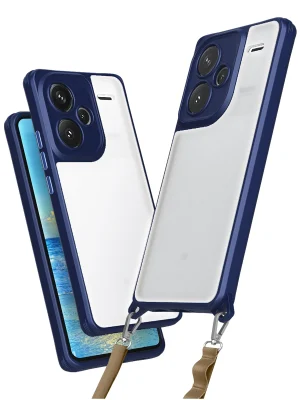 Newface Xiaomi Redmi Note 13 Pro Plus Kılıf Penta Silikon Kılıf - Lacivert