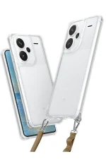 Newface Xiaomi Redmi Note 13 Pro Plus Kılıf Penta Silikon Kılıf - Şeffaf