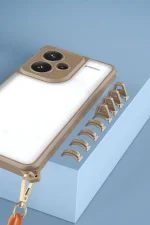 Newface Xiaomi Redmi Note 13 Pro Plus Kılıf Penta Silikon Kılıf - Şeffaf - Görsel 3