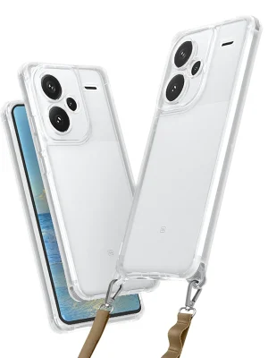 Newface Xiaomi Redmi Note 13 Pro Plus Kılıf Penta Silikon Kılıf - Şeffaf