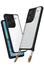 Newface Xiaomi Redmi Note 13 Pro Plus Kılıf Penta Silikon Kılıf - Siyah