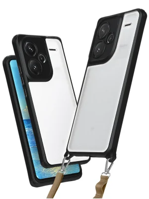 Newface Xiaomi Redmi Note 13 Pro Plus Kılıf Penta Silikon Kılıf - Siyah