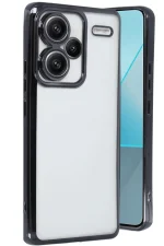 Newface Xiaomi Redmi Note 13 Pro Plus Kılıf Razer Lensli Silikon - Siyah